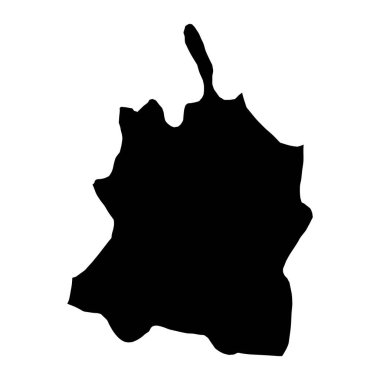 Shahriston Bölgesi haritası, Tacikistan idari bölümü. Vektör illüstrasyonu.