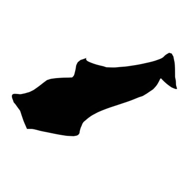 Tojikobod İlçe haritası, Tacikistan idari bölümü. Vektör illüstrasyonu.