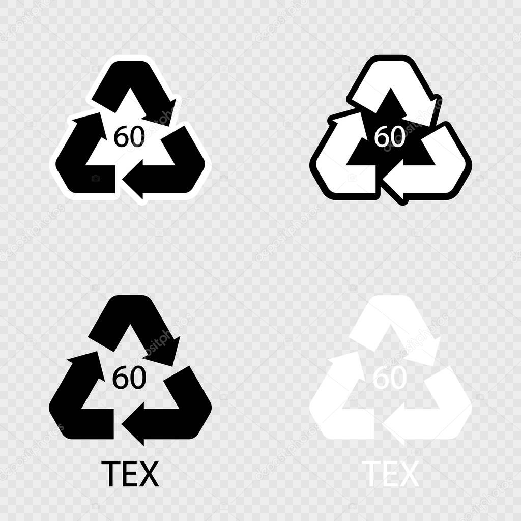 Bio matter organic material recycling code 60 TEX set.