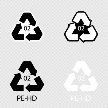 Yüksek yoğunluklu polietilen 02 PE HD seti.