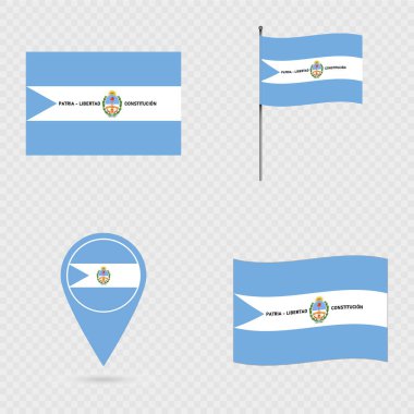 Corrientes Flag Set, Arjantin idari bölümü.