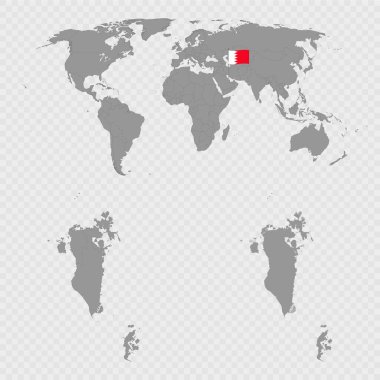 Dünya Konumu ile Bahreyn Haritası Ayarlandı.