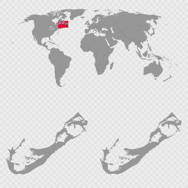 Dünya Konumu ile Bermuda Haritası Ayarları.