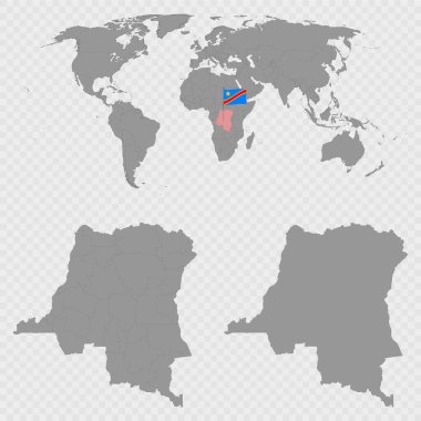 Dünya Konumu Belirlenmiş Demokratik Kongo Cumhuriyeti.