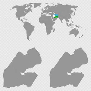 Dünya Konumu ile Cibuti Haritası Ayarları.