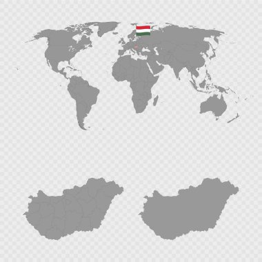 Macaristan Dünya Konumu Haritası Ayarlandı.