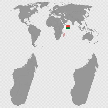 Madagaskar Dünya Konumu Belirlenmiş Haritayı İle Tanıyor.