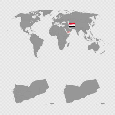 Dünya Konumu ile Yemen Haritası Ayarlandı.