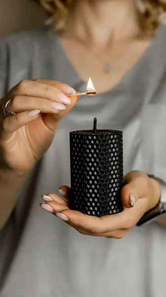 a candle with your own hands. hobby.