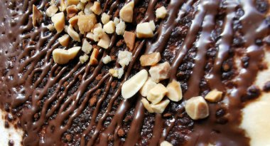 Kahveli kahve kapuçinosu.