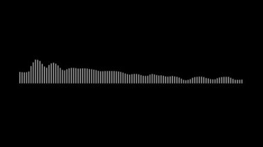 Soyut dalga hareket eşitleyicisi. Ses dalgası dengeleyici spektrum, Müzik Dengeleyici, Ses Görselleştirme. Soyut müzik ses dalgası veya izole edilmiş ses dalgası.