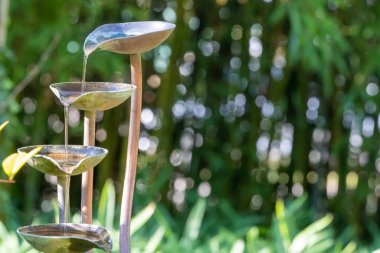 Kapalı ve açık hava bahçeleri için güzel dekoratif şelaleler. Asya dekorasyonu