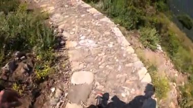 4K POV 'u yokuş aşağı gidiyor. Yüksek kalite 4k görüntü