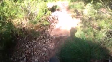 4K POV 'u yokuş aşağı gidiyor. Yüksek kalite 4k görüntü