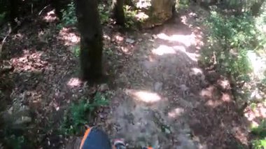 4K POV 'u yokuş aşağı gidiyor. Yüksek kalite 4k görüntü