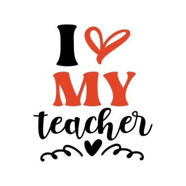 Doodle hand drawn school inspirational quotes. Vector stock illustration.