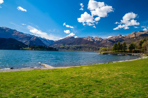 View Lake Como Photographed Colico Lecco Side Lake — Stock Photo, Image