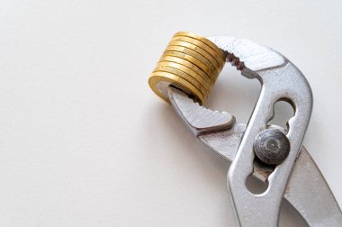 Kargaburun içinde bozuk para var. Para birimlerinde baskı, enflasyon ve mali baskı.