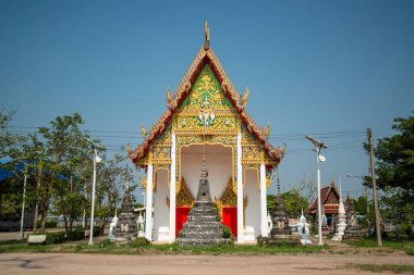 Amphawa kasabasındaki Wat Thong Khung Tayland, Amphawa 'da Samut Songkhram, Kasım 2022