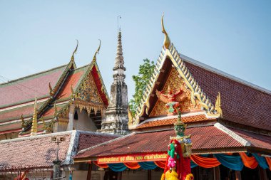 Amphawa kasabasındaki Wat Bang Khae Yai Tayland 'da Samut Songkhram, Amphawa, Kasım 2022