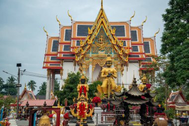 Amphawa kasabasındaki Wat Wat Chulamanee Tayland 'ın Samut Songkhram ilçesine bağlı., 