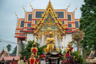 Amphawa kasabasındaki Wat Wat Chulamanee Tayland 'ın Samut Songkhram ilçesine bağlı., 
