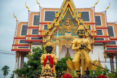 Amphawa kasabasındaki Wat Wat Chulamanee Tayland 'ın Samut Songkhram ilçesine bağlı., 