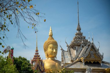 Wat Muang, Tayland 'ın Ang Thong ilçesine bağlı Wiset Chai Chan köyünde, Ang Thong, Kasım 2022