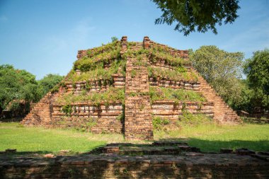 Wat Warapho harabeleri veya ne Wang Rakhang Tayland 'ın Ayutthaya ilinde Ayutthaya şehrinde Kasım 2022