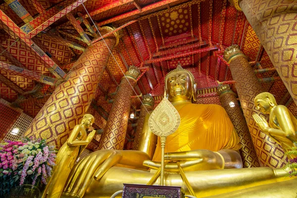 Big Buddha Wat Phanan Choeng City Ayutthaya Province Ayutthaya Thailand — Stock Photo, Image