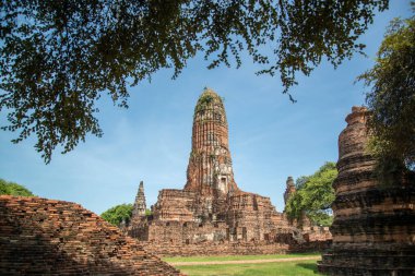 Ayutthaya şehrindeki Wat Phra Ram Tapınağı Tayland 'da Ayutthaya ili, Ayutthaya, Ayutthaya, Kasım 2022