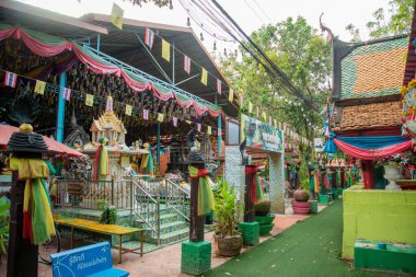 Ayutthaya şehrindeki Wat Tha Ka Rong Tayland 'ın Ayutthaya iline bağlı Ayutthaya, Ayutthaya, Kasım 2022