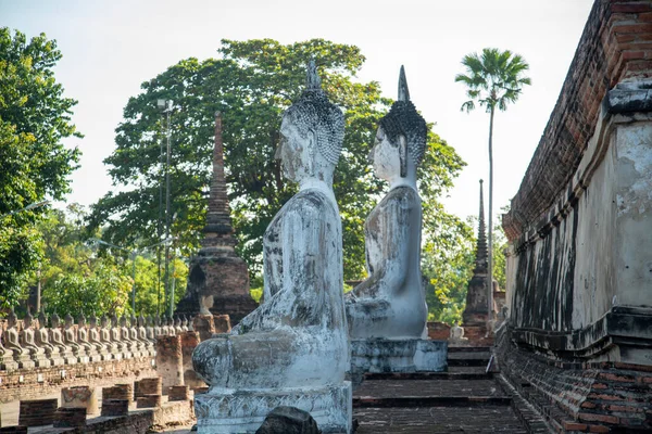 Buddha Wat Yai Chai Mongkon City Ayutthaya Province Ayutthaya Thailand — Foto de Stock