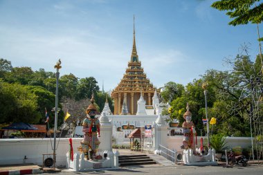 the Wat Phra Phutthabat in the Town of Phra Phutthabat in the Province of Saraburi in Thailand,  Thailand, Saraburi, November, 2022