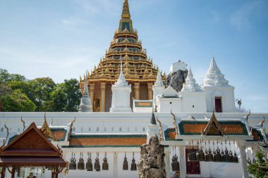 the Wat Phra Phutthabat in the Town of Phra Phutthabat in the Province of Saraburi in Thailand,  Thailand, Saraburi, November, 2022