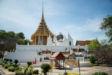 the Wat Phra Phutthabat in the Town of Phra Phutthabat in the Province of Saraburi in Thailand,  Thailand, Saraburi, November, 2022
