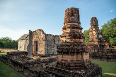 the Ruins of the  Wat Phra Sri Rattana Mahathat in the City of Lopburi in the Province of Lopburi in Thailand,  Thailand, Lopburi, November, 2022
