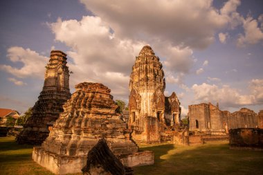 the Ruins of the  Wat Phra Sri Rattana Mahathat in the City of Lopburi in the Province of Lopburi in Thailand,  Thailand, Lopburi, November, 2022