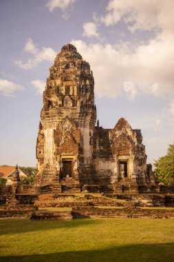 the Ruins of the  Wat Phra Sri Rattana Mahathat in the City of Lopburi in the Province of Lopburi in Thailand,  Thailand, Lopburi, November, 2022