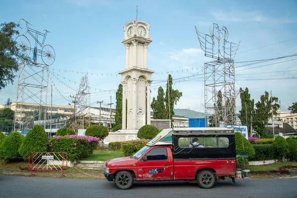 Clock Tower Koh Loi Island Bridge City Racha Province Chonburi — Stock fotografie