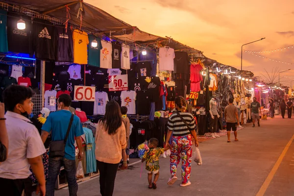 Nightmarket Koh Loi Island Bridge City Racha Province Chonburi Thailand — Stock Photo, Image