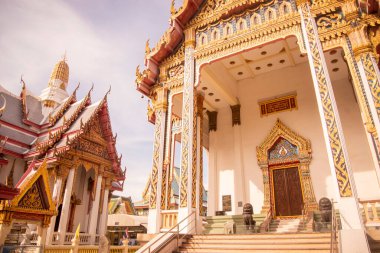  the Wat Si Maha Racha in the City of Si Racha in the Province of Chonburi in Thailand,  Thailand, Siracha, November, 2022