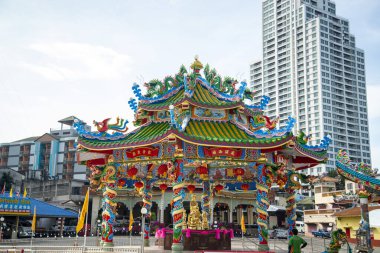 The Swang Prateep TammaSatan Buddhist Society in the City of Si Racha in the Province of Chonburi in Thailand,  Thailand, Siracha, November, 2022