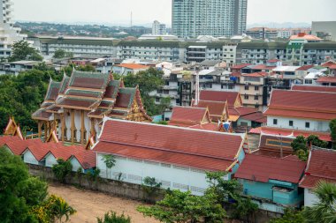 the Wat Mai Hat Krathingthong in the city of Jomtien near Pattaya in the Province of Chonburi in Thailand,  Thailand, Jomtien, November, 2022
