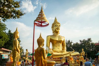the Big Buddha Temple on the Pratamnak Hill in the city of Jomtien near Pattaya in the Province of Chonburi in Thailand,  Thailand, Pattaya, November, 2022
