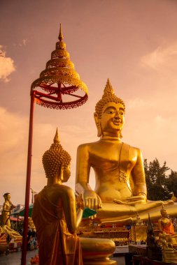the Big Buddha Temple on the Pratamnak Hill in the city of Jomtien near Pattaya in the Province of Chonburi in Thailand,  Thailand, Pattaya, November, 2022