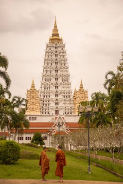 the Wat Yannasangwararam Woramahawihan near the city of Pattaya in the Province of Chonburi in Thailand,  Thailand, Pattaya, November, 2022