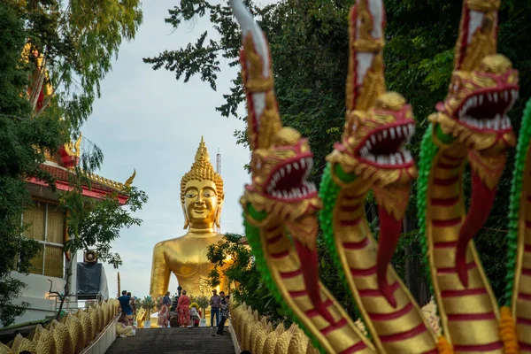 Big Buddha Temple Pratamnak Hill City Jomtien Pattaya Province Chonburi —  Fotos de Stock