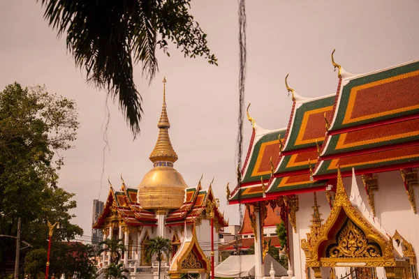 Wat Chai Mongkhon City Pattaya Province Chonburi Thailand Thailand Pattaya — Zdjęcie stockowe