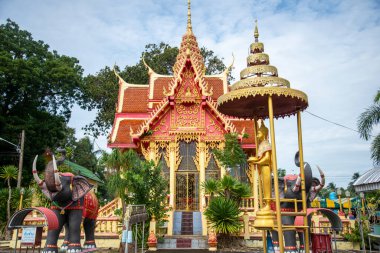 the Wat Thongchai Thammachak in the Town of Ban Krut in the Province of Prachuap Khiri Khan in Thailand,  Thailand, Ban Krut, December, 2022